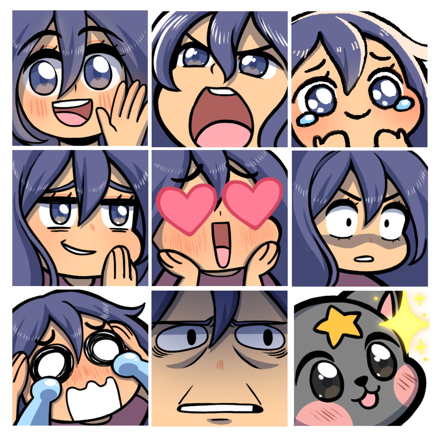 Daughter of the Moon Emotes